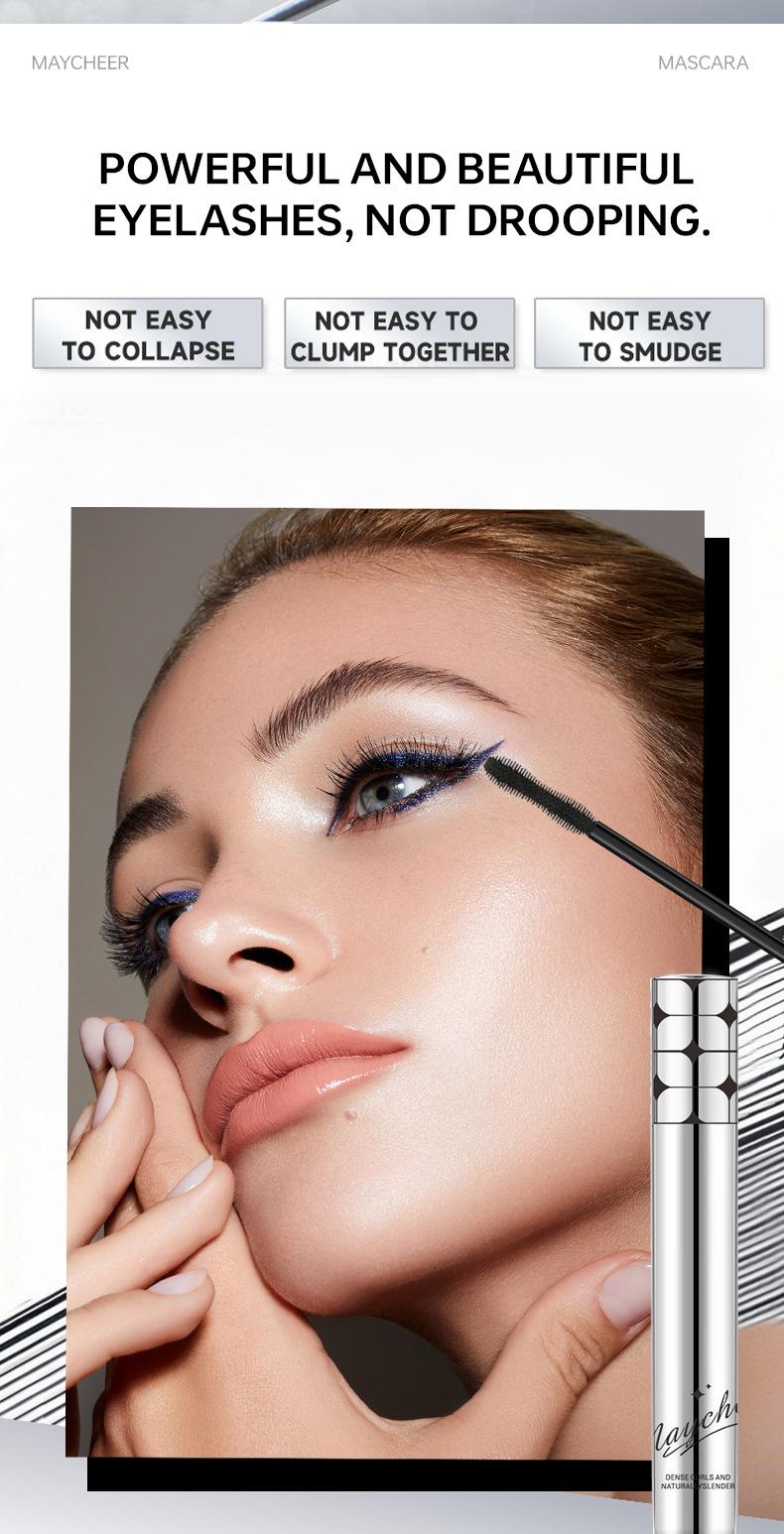 MAYCHEER Zero Gravity Feather-Light Mascara, Lengthening, Curling, Natural, Non-Smudging, Long-Lasting, Waterproof, Setting, for Women