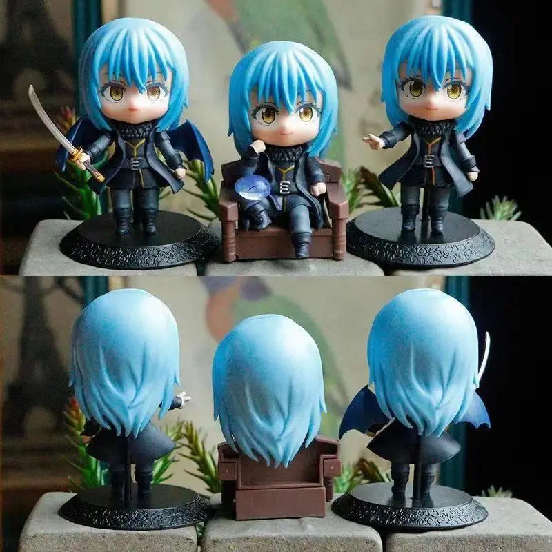 10cm High Quality That Time I Got Reincarnated As A Slime Anime & Manga Rimuru Tempest Kawaii PVC Action Figure, Model Toy for Kids Gift, Random Unit with OPP Bag (2026 Popular Pick)