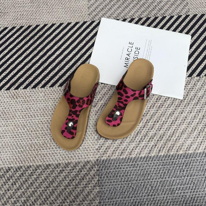 2026 Flip-flops Slippers Mezzanine Large Size Slippers Ladies Cork Slippers Beach Slippers