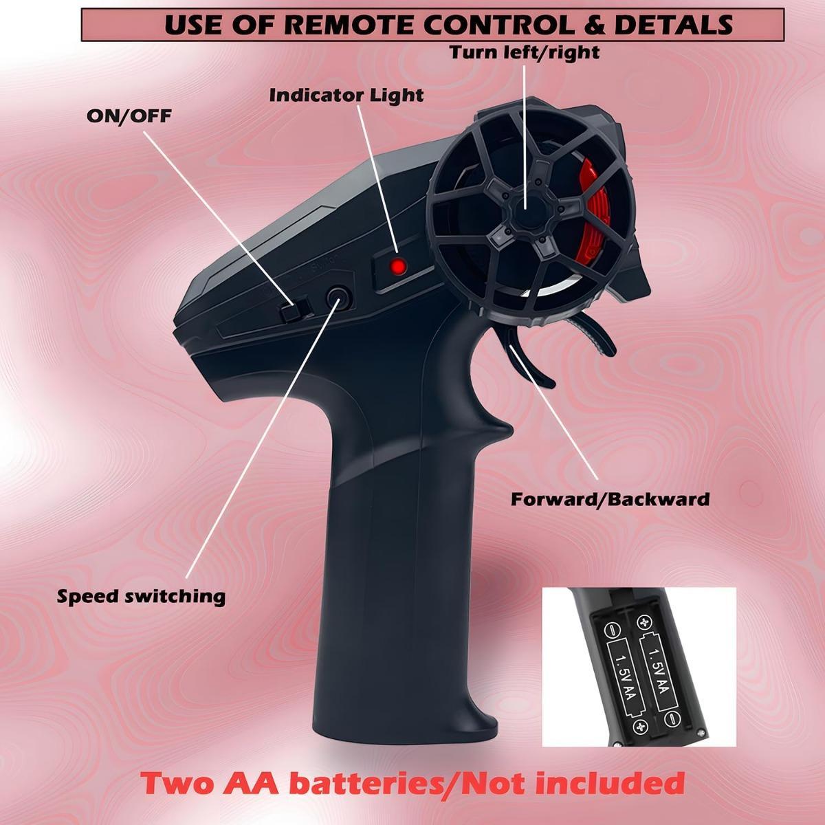 RC Drift Car 2.4GHz 1:24 Scale 4WD High Speed Remote Control Cars Vehicle with LED Lights Two Batteries and Drifting Tires Racing Sport Toy Cars for Adults Boys Girls Kids Ideal for Birthday And New Year Gifts for Both Boys And Girls