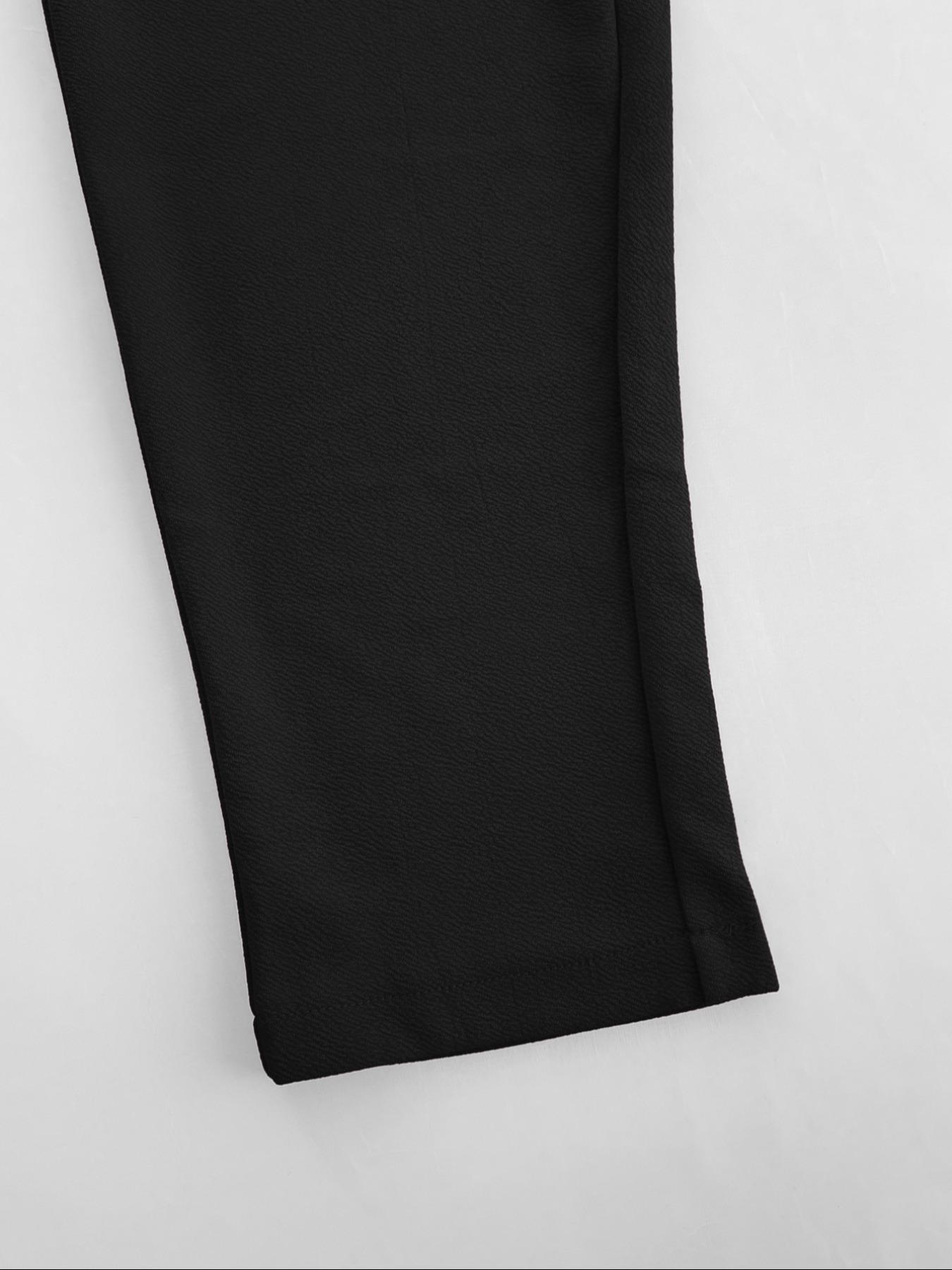 Women's Solid Color Jumpsuit, Casual Pocket Jumpsuit for Daily Wear, Ladies Clothes for All Seasons