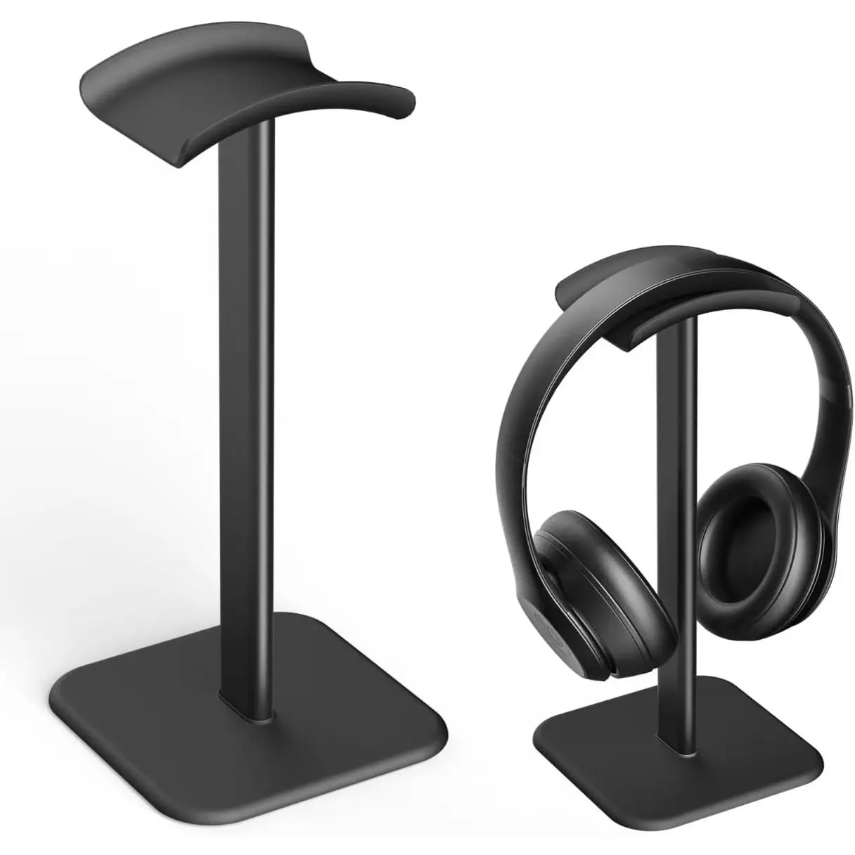Headphone Stand for Desk - Headset Stand with  Hanger and Plastic Headrest, Headphone Holder for AirPods Max, , ,  and  (Black)