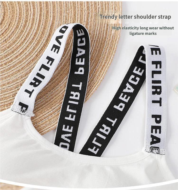 Sports underwear Women Yoga Fitness Seamless Crop Top Wide Letter Straps Comfortable Workout Activewear Non-Wire Beautiful Back Bandeau Anti-Sagging Sports underwear Women Yoga Fitness Seamless Crop Top Wide Letter Straps Comfortable Workout Activewear Non-Wire Beautiful Back Bandeau Anti-Sagging