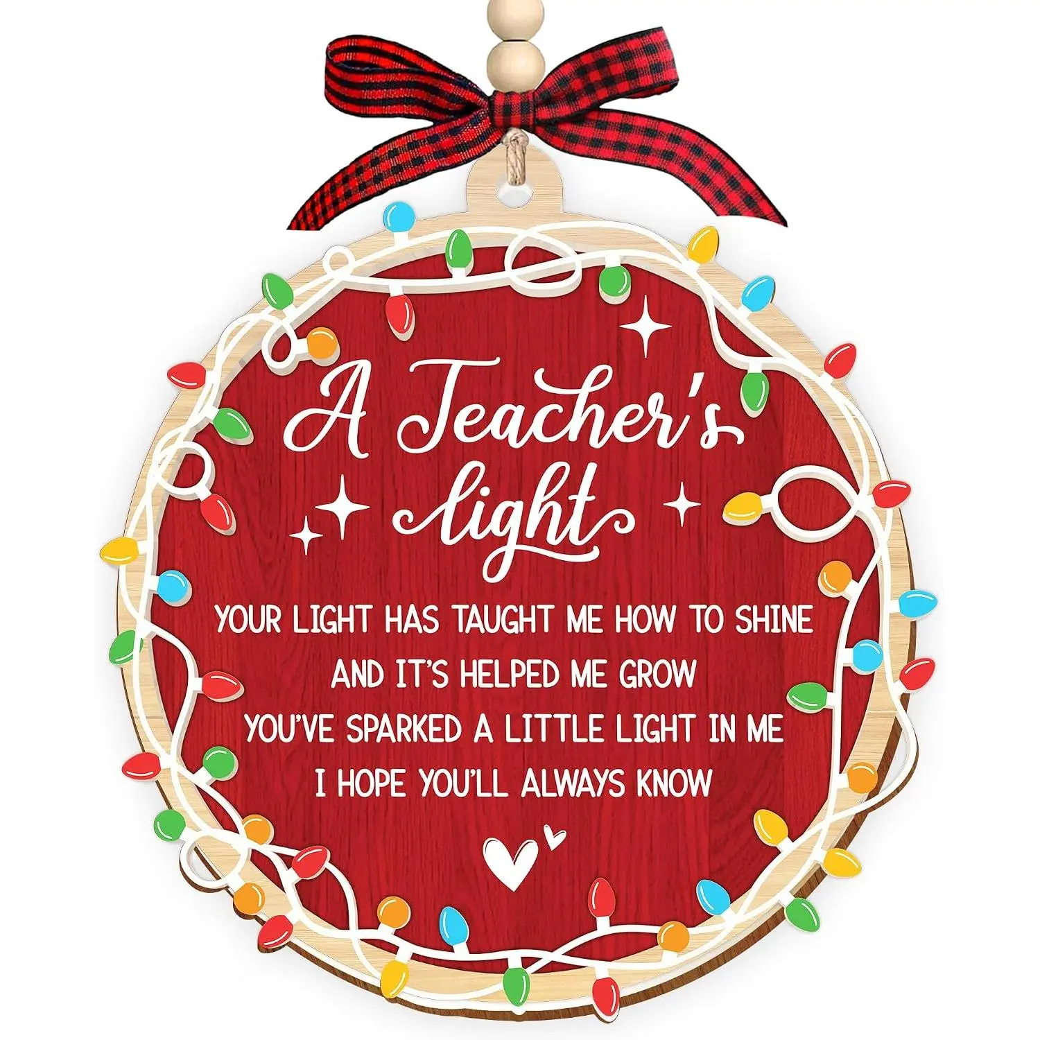 Teacher Ornament 2026, Teacher Christmas Ornament, Christmas Teachers Gifts | Thank You, Appreciation  Ideas for , ,  Teachers - Xmas Ornaments Decorations 2026