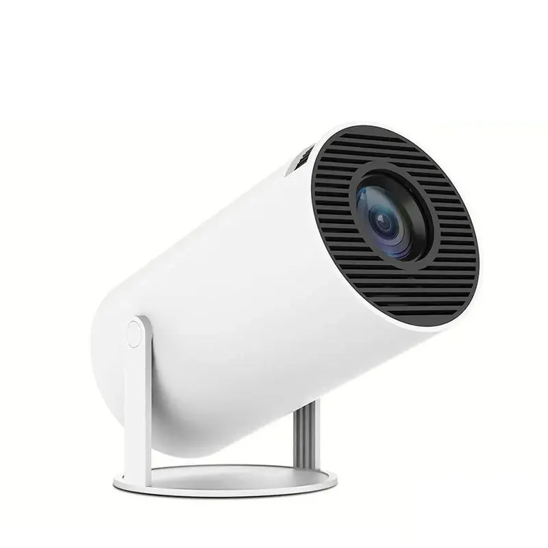 HY300 Mini HD Android 12 Portable Projector, High Lumens 1080P Outdoor Video Projector with Auto Keystone Correction