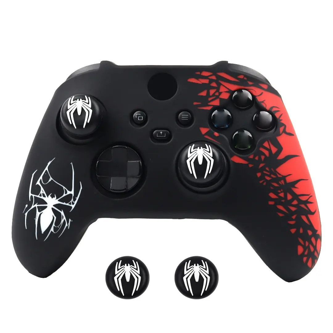 For Xbox Series X Gamepad Skin, Laser EngravAed Silicone Cover Perfect Fit for Xbox Series S Controller Case