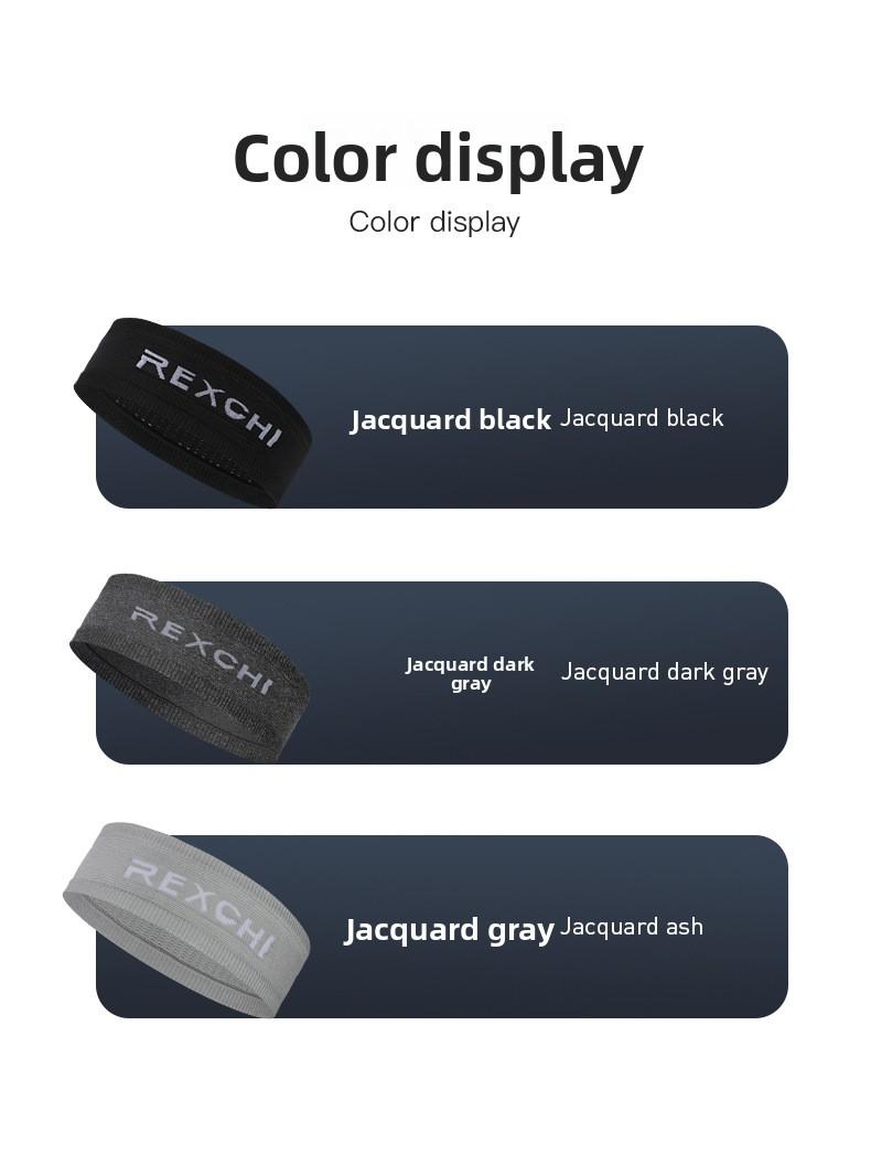 Summer sports headband Outdoor basketball running antiperspirant belt Wide mesh breathable sports headscarf Sweat guide headband