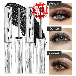 Buy One Get One Waterproof Quick-Dry Curling Mascara, Upgrade 3D Metal Rod Mascara, Long-Lasting, Smudge-Proof, All Day Wear