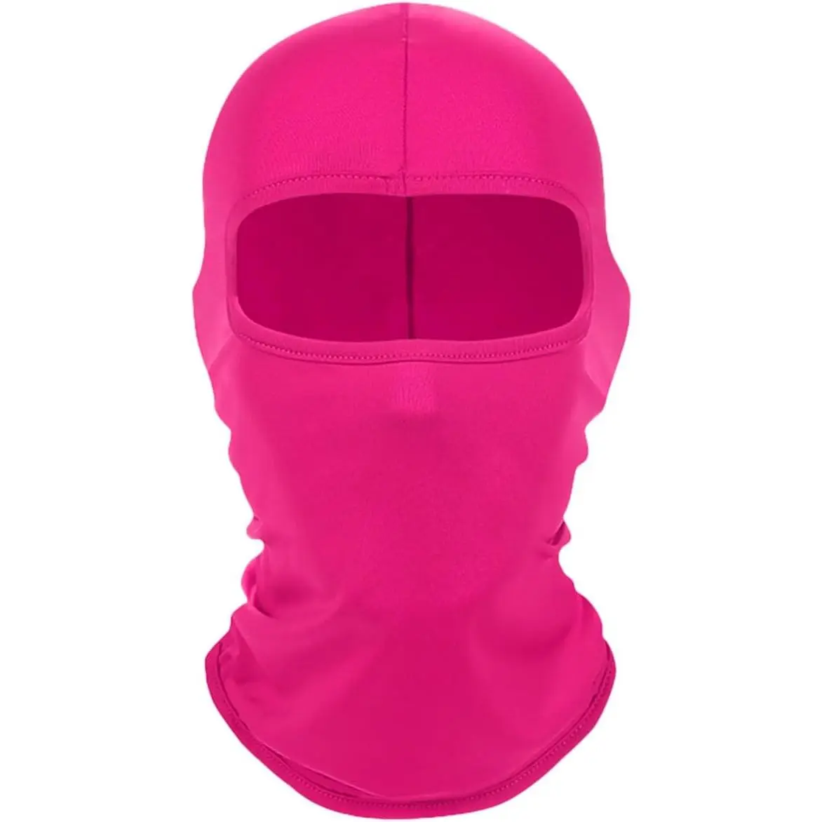Balaclava Ski Mask Full Face, UV Protection & Wind Protection Face Mask for Summer Hot Weather, Breathable & Lightweight Balaclava Face Mask Cycling Motorcycle for Men Women (Rose Red)