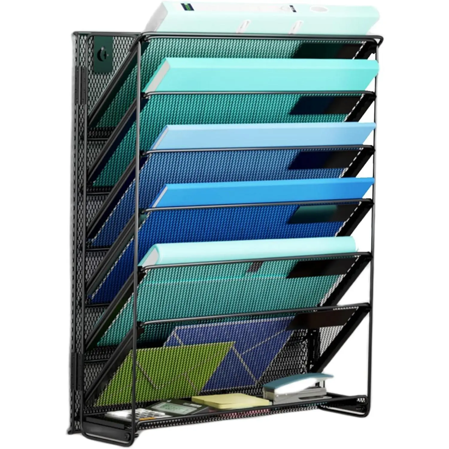 Wall File Organizer Hanging Magazine Holder for Office and HomeGift
