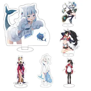 Japan Anime Hololive Vtuber Acrylic Stand Model Figure Cosplay Plate Holder Topper Birthday Fans Christmas Desk Decor Plate Gift