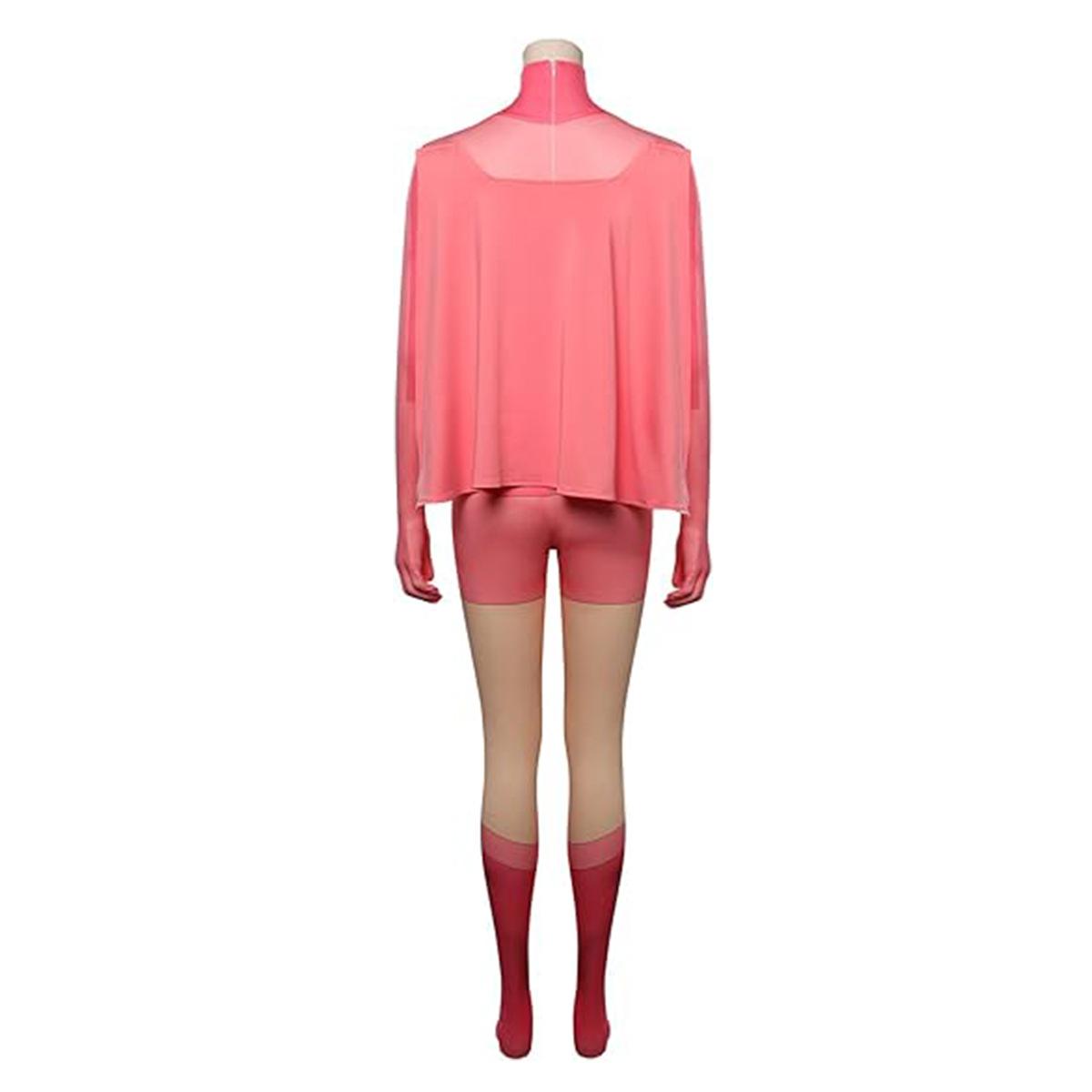 Atom Eve Cosplay Costume Invincible Eve Wilkins Jumpsuit Bodysuit Cloak Cape Outfits for Adults Women Halloween Costume for Girl