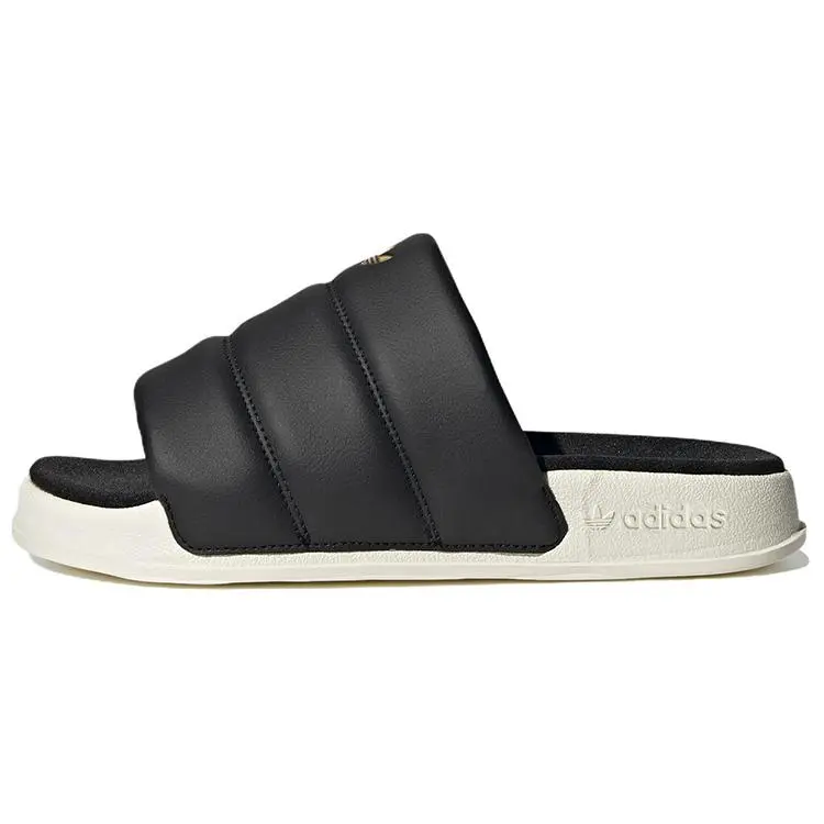 Adidas Wmns Adilette Essential Slide 'Black Off White' FZ6162