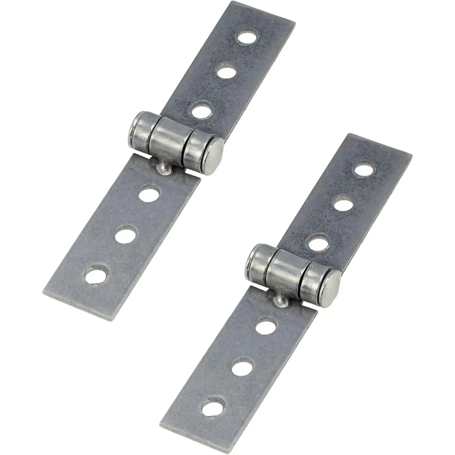 2 count 3 inch ilver Folding  Hinge tainle teel Furniture Door Window Hinge, mall Hinge for Craft, Framele Gla Window Hinge 6 Hole Hinge