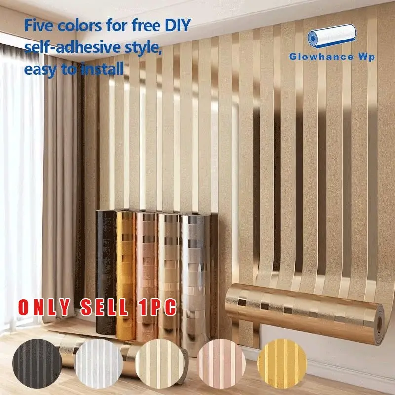 3D Self-Adhesive Wood Grain Wall Panel, Textured Grille Board for Living Room TV Background, Waterproof and Moisture-Resistant Wall Decor, Wall Paneling Roll, Stick on Wall Panels