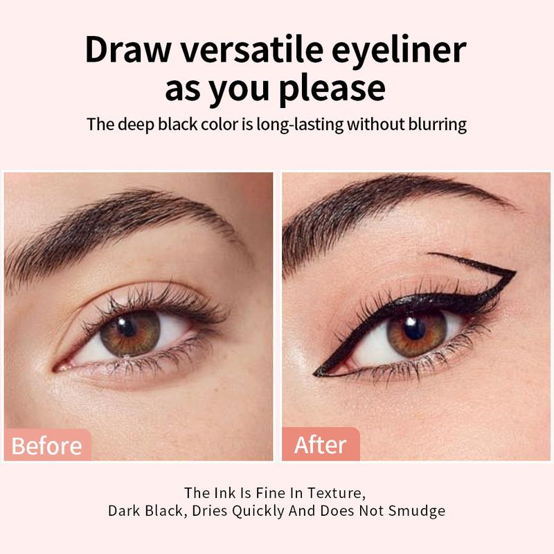 2-in-1 Rotating Eyeliner Stamp and Eyebrow Stamp - Dual-Head Design with Wing Stamp, Quick-Drying, Long-Lasting, Smudge-Proof, Easily Create Cat Eye Makeup, Sharp Wing Eyeliner and All-Day Long-Lasting Makeup 2-in-1 Rotating Eyeliner Stamp and Eyebrow Stamp - Dual-Head Design with Wing Stamp, Quick-Drying, Long-Lasting, Smudge-Proof, Easily Create Cat Eye Makeup, Sharp Wing Eyeliner and All-Day Long-Lasting Makeup