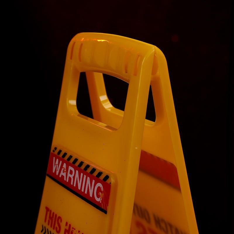 Halloween Outdoor Patio Decorative PP Plastic Board Billboard, Outdoor Patio Ghost Festival Decorative Sign, Lawn Sign, and Directional Sign