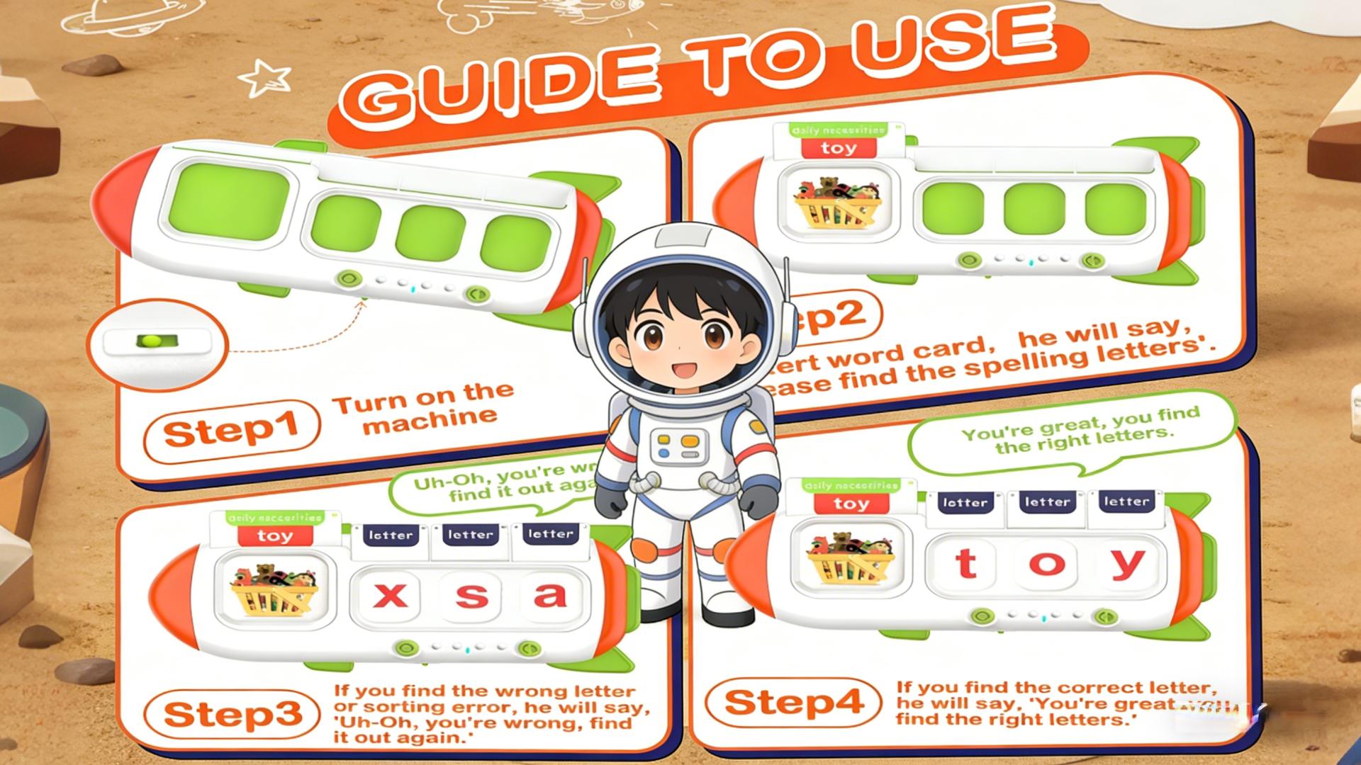 Talking Flash Cards for CVC Word,ABC Learning Toys for Kids Ages 3-6,  Math Games for Kids 4-7 Preschool Kindergarten Gifts for Boys & Girls Autism Sensory Speech Therapy Toys