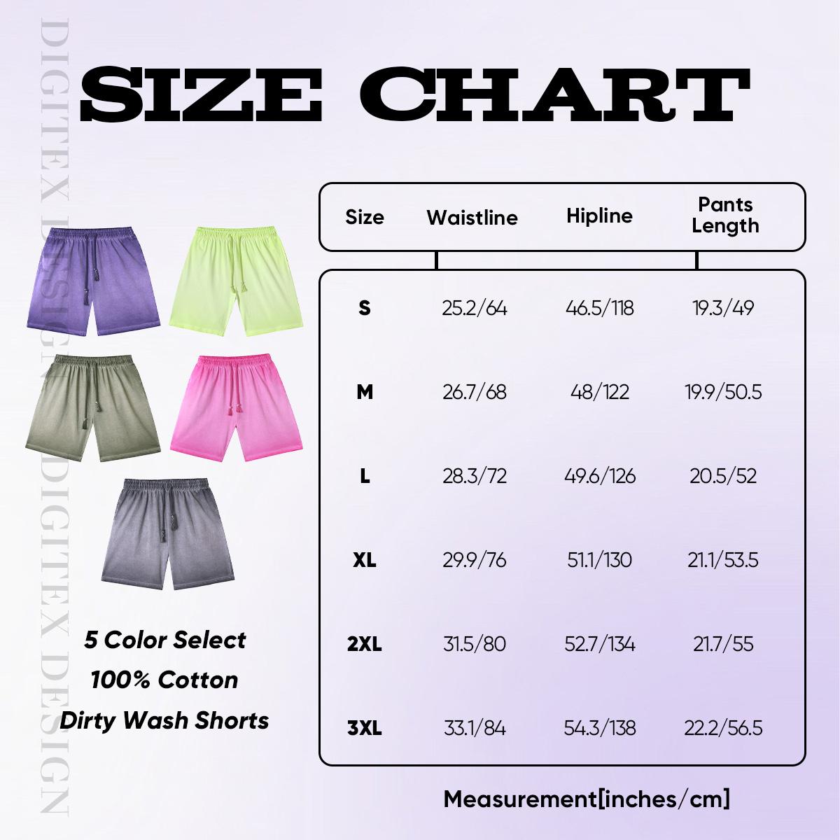 Digitex Women’s Vintage Washed Shorts, Summer Elastic Waist Faded Cotton Shorts, Casual Streetwear Comfort Fit Bottoms