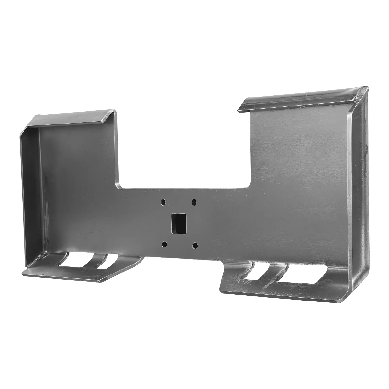Skid Steer Attachment Plate, 3/8" Skid Steer Mount Plate with 2.28" Hitch Receiver, 7000lbs Quick Attachment Loader Plates, Compatible with Deere, Kubota, Bobcat, Mahindra Skids Steers, Tractor