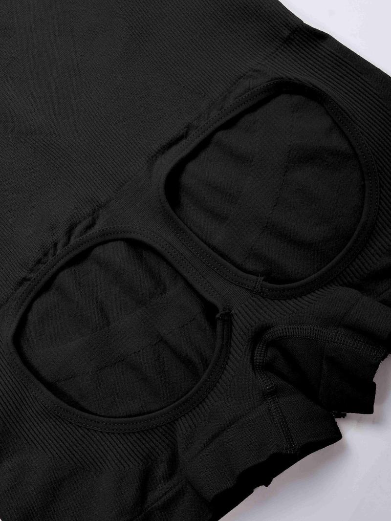 Women's Cut Out High Waist Shapewear Shorts, High Waisted Shaper, Breathable Comfortable Shaper, Tummy Control Butt Lifter, Ladies Shapewear Bottoms, Womenswear