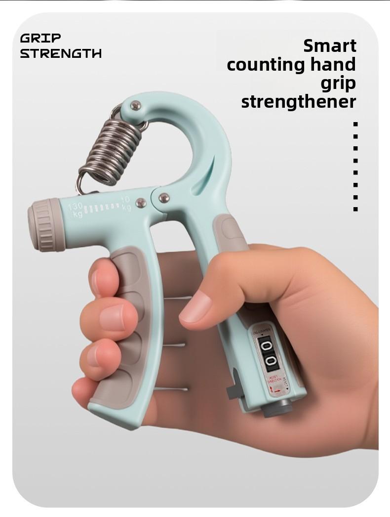 Adjustable R-Type Grip Strength Trainer – Digital Counter, Hand & Wrist Builder