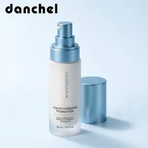 danchel Color Changing Foundation, Long-Lasting Wear, Buildable Light to Medium Coverage, Flawless Natural Finish, Silky Texture & Effortless Blending, Non-Cakey, Mild Skin-Friendly Formula, Ideal for Fair to Medium Skin Tones