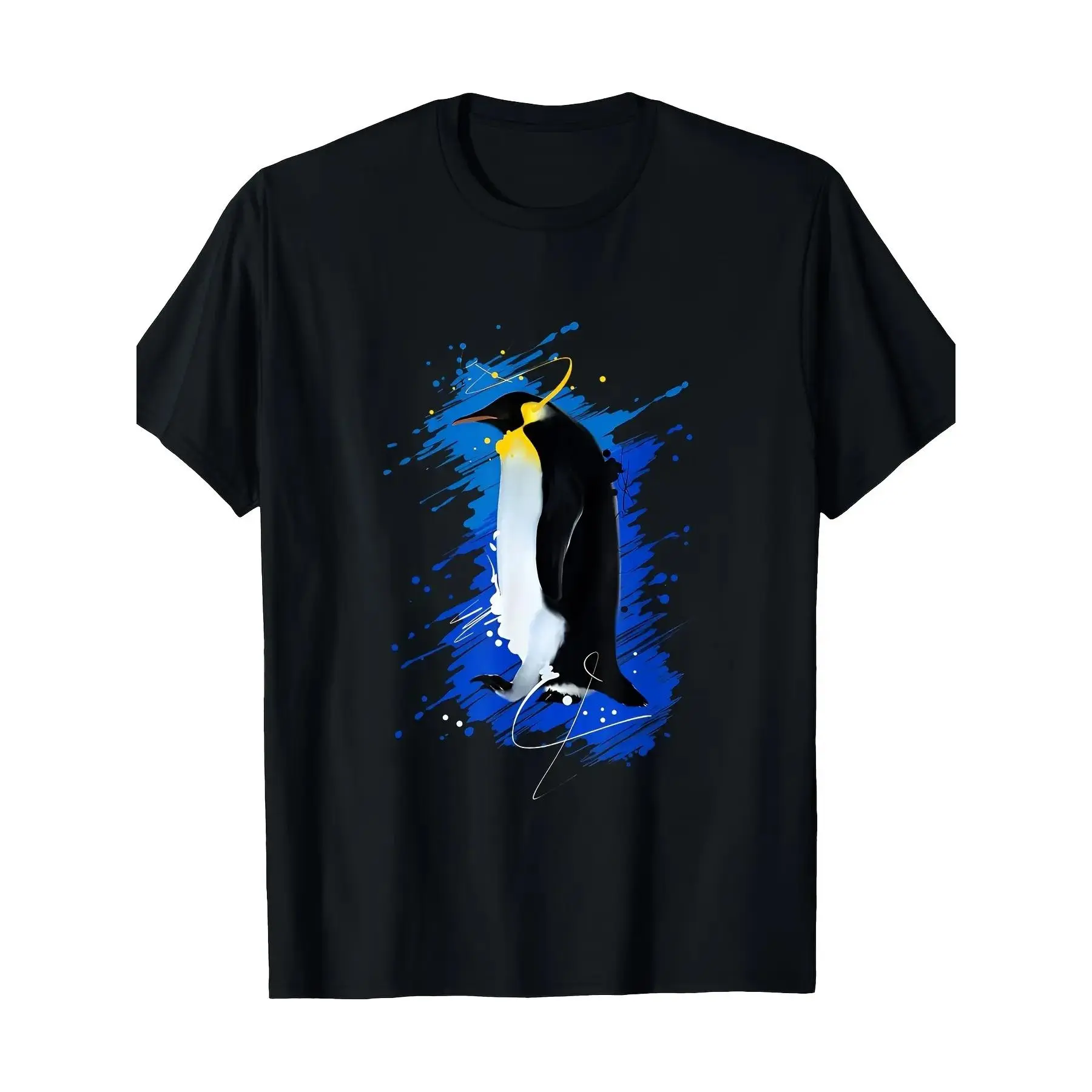 Men's Penguin Art Penguin T-Shirt - Soft Medium-St