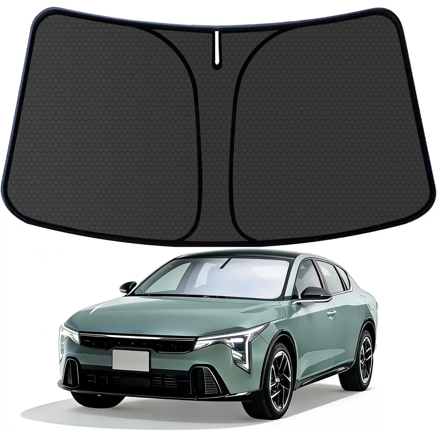 K4 Customized Windshield Sun Shade for 2025 2026 K4 Front Window Sunshade Visor Protector Foldable Blocks UV Rays Keep Car Cooler Accessories