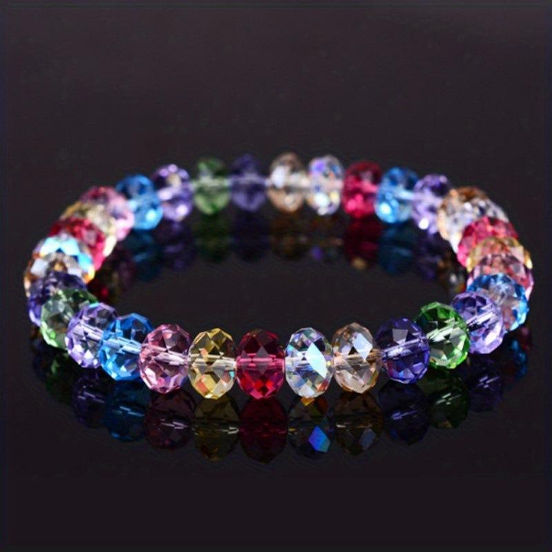 The best-selling female student square imitation crystal chain bracelet is exquisite, luxurious and fashionable