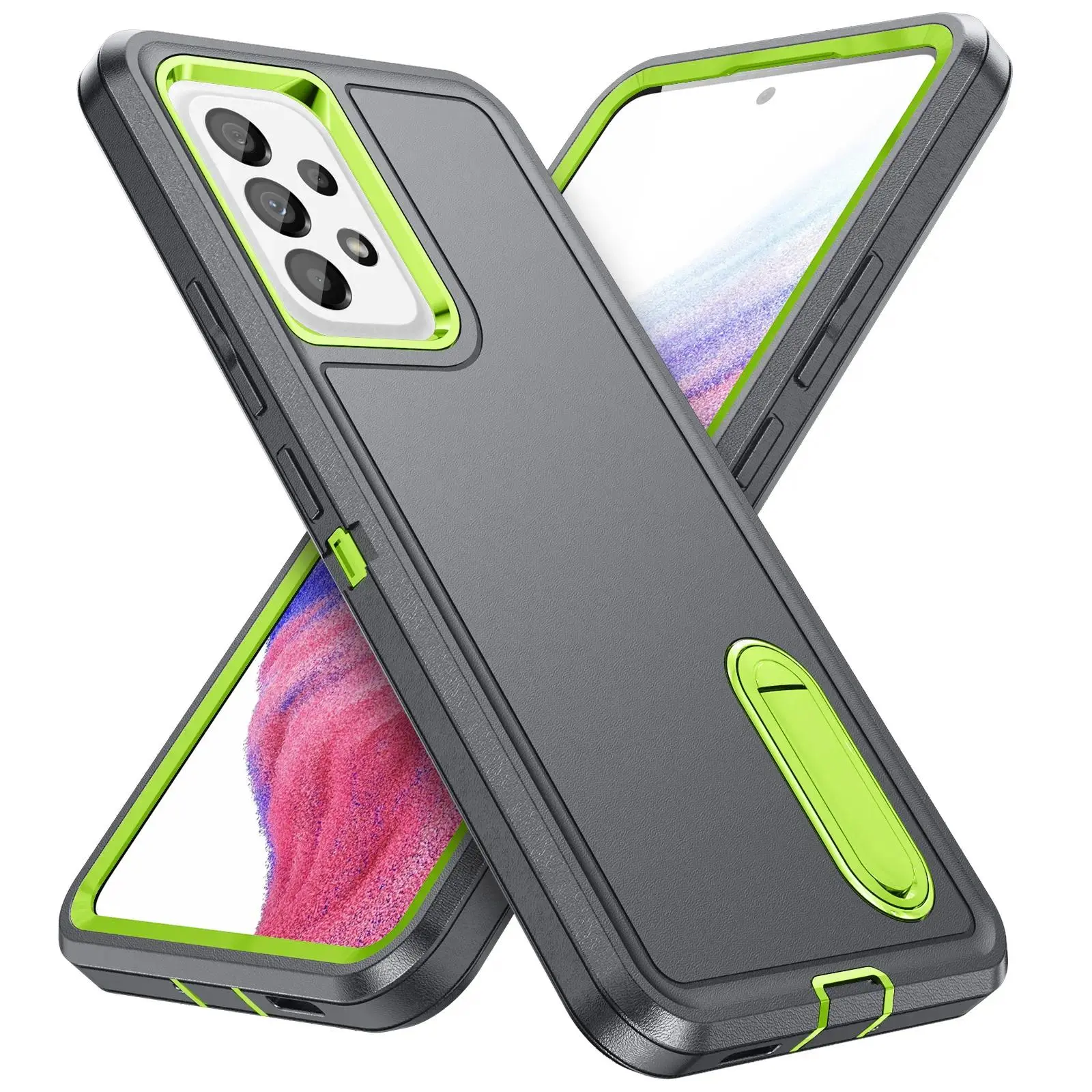Compatible with Galaxy A15, A14 5G, A13, A53, A54, A04S, S25, S23 FE, S22 Ultra, S24 Plus, Hard Anti-Dust Protective Phone Case HNZ0165