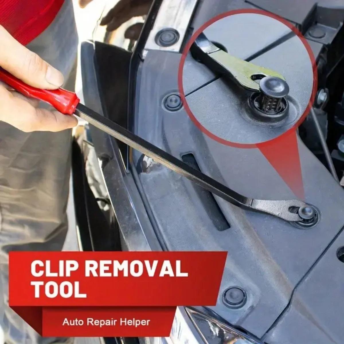 3 Pcs Auto Clip Pliers Set & Fastener Remover Car Trim Rivet Removal Pry Tool Repair Kit with Storage Bag for Automotive Door Panel