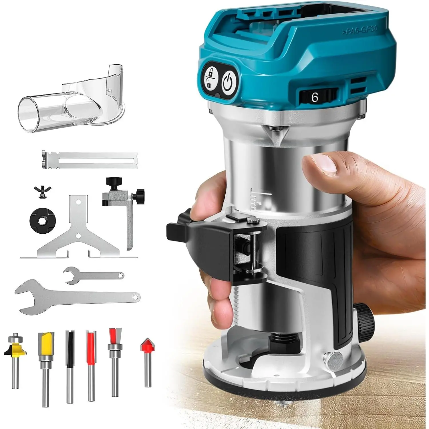 6 bits (Compatible with Makita 18V)