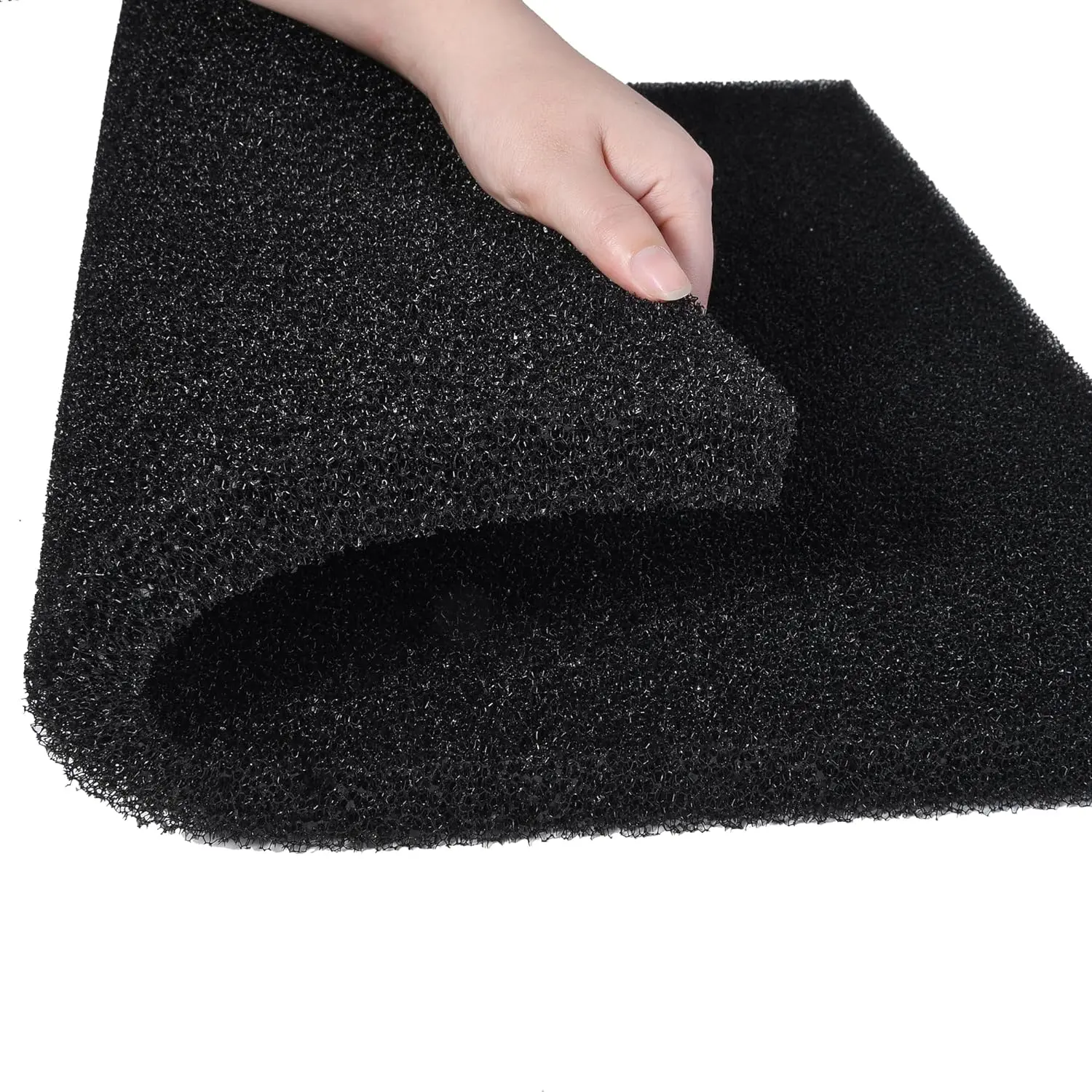 Aquarium Filter Sponge Pad - Cut-to-Size High-Quality Sponge, Reusable Bio Media with Easy Installation, Efficient Filtration (20"x20"x1", 20PPI), Filter Pad