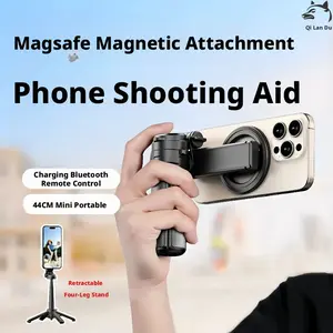 New Handheld Selfie Stick 2026, Mini Magnetic Triple-In-One Bluetooth-compatible Selfie Stick, Portable Extendable Phone Stand, Magsafe Handle