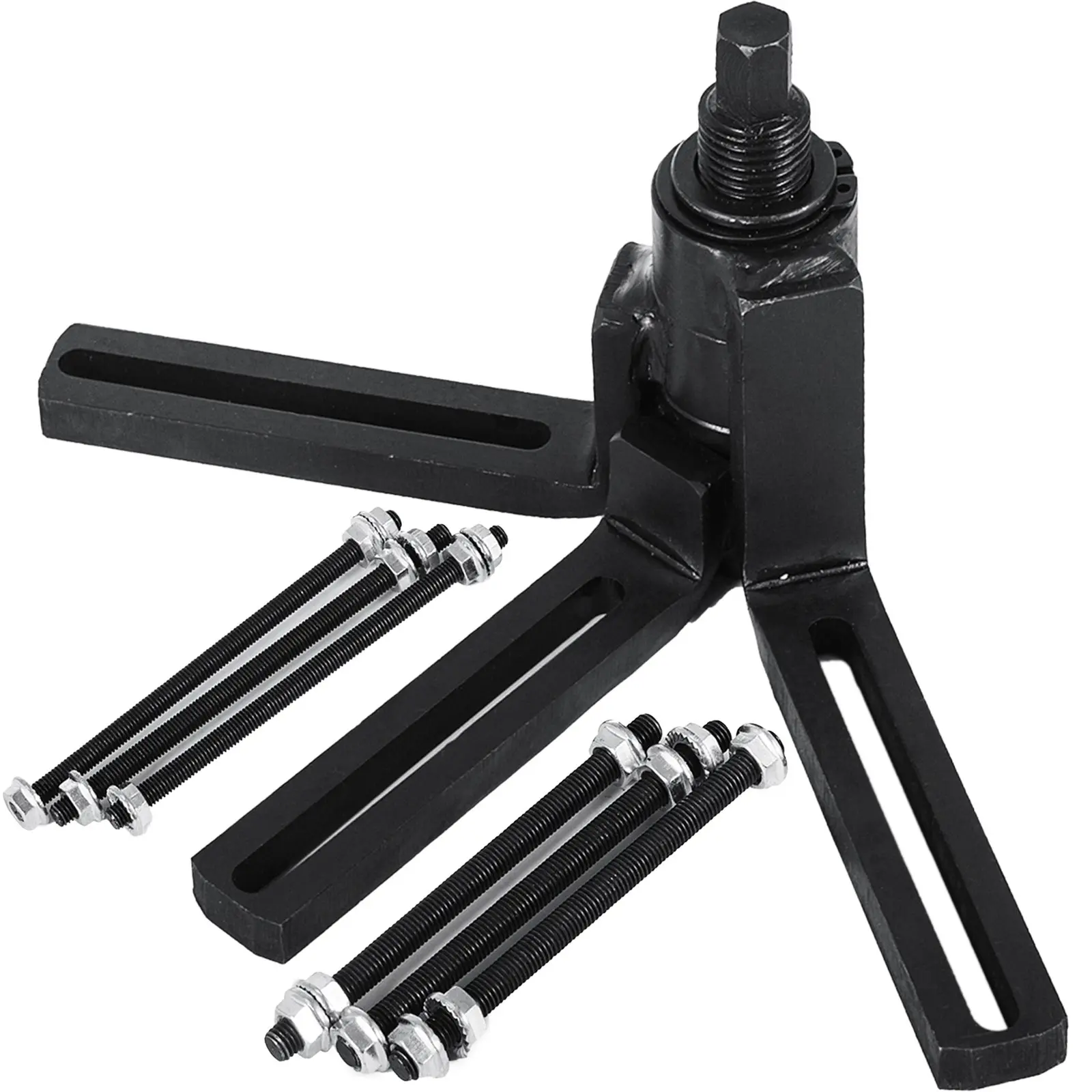 Heavy-Duty Metal Adjustable Multi-Bolt Center Pull Crankcase Splitter Tool Set, Includes Bolts, for Motorcycle Dirt Bike Engine Splitting & Repair