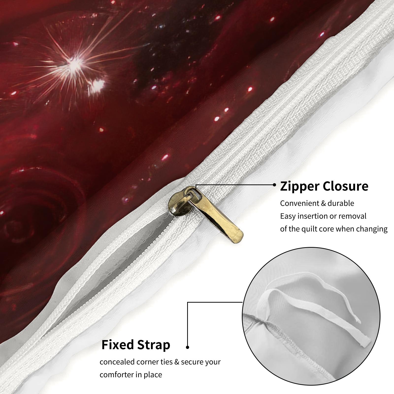 Rose Pattern Bedding Set, Soft Comfortable Sheets & Pillowcases, Bedroom Decor, Includes Fitted Sheet, Flat Sheet, 1/2 Pillowcase