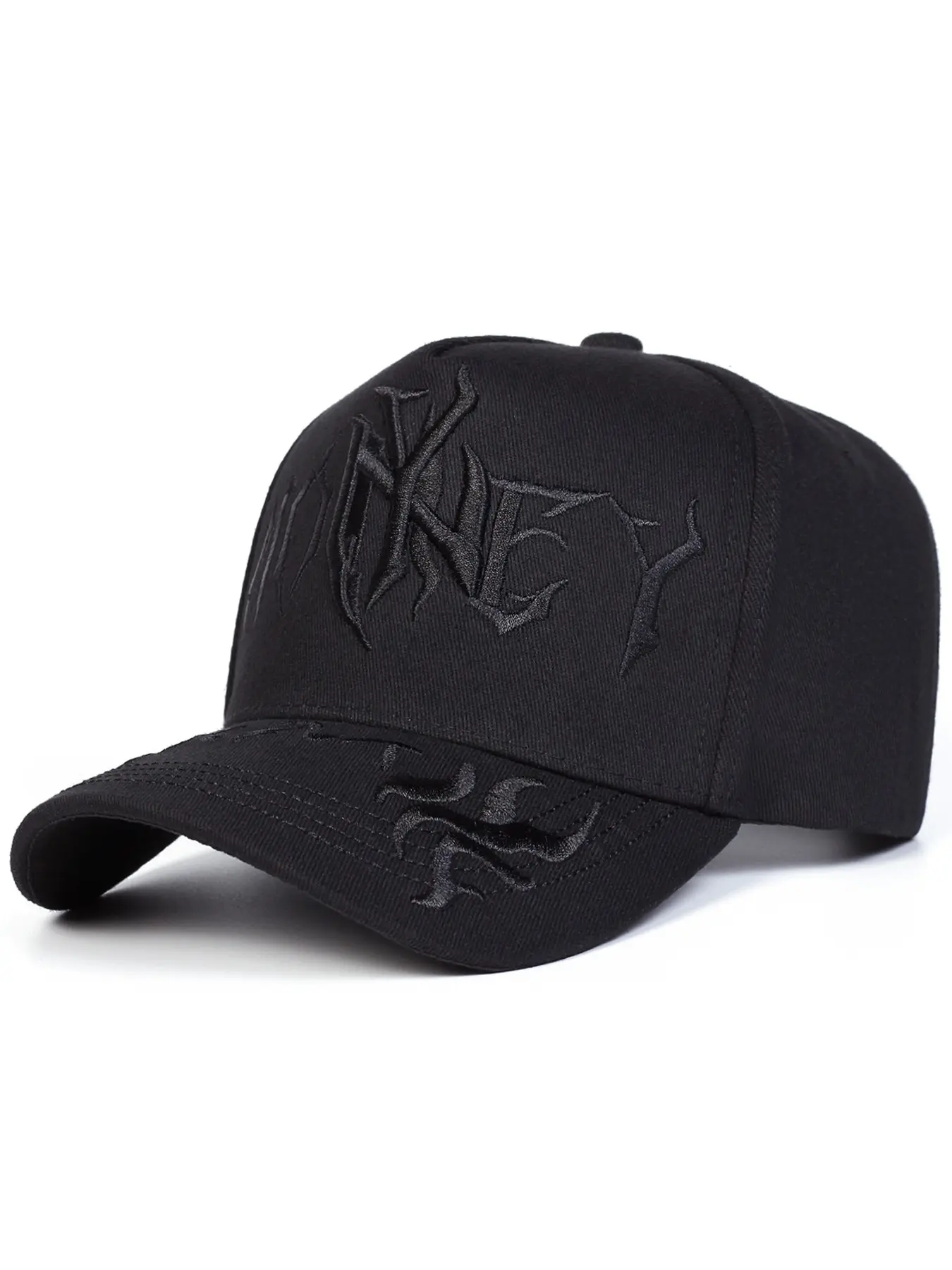 Unisex Money Five-Panel Baseball Hat, Embroidered Sun Protection Adjustable Casual Hat, Ideal for Spring Fall Travel Beach Vacation