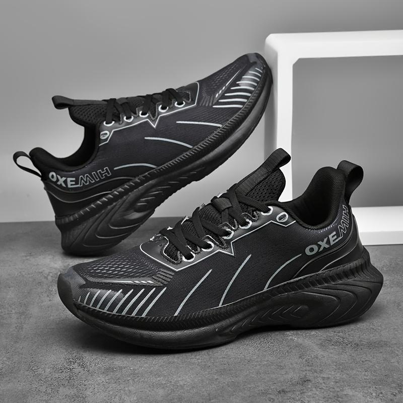 (New)Men'S sneakers|   Shock Absorption, Anti-slip, Wear-resistant, Strong Grip, Fashionable And  For Outdoor Road Running, Low-top Laceup, Lightweight And Comfortable, Fabric Upper, Rubber Sole