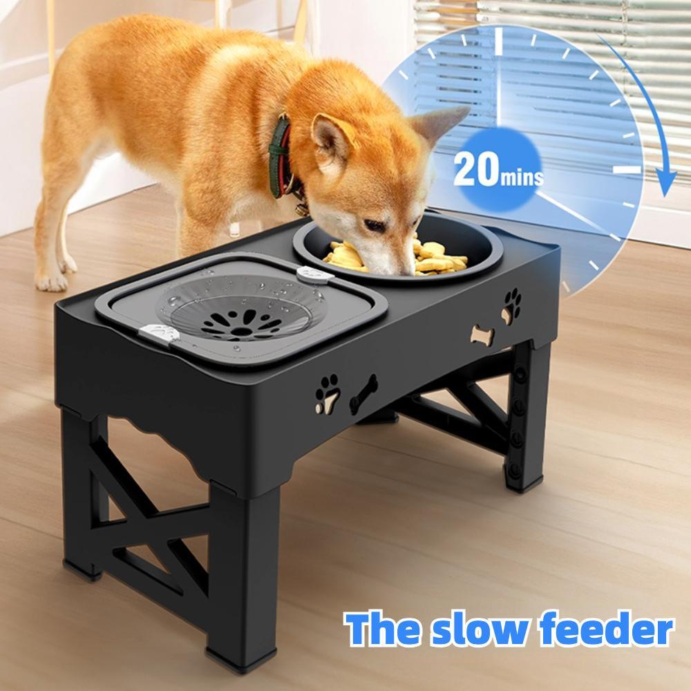 Adjustable Pet Feeding Bowl, 1 Set Ultrasonic Seal Pet Feeder with Anti-slip Design, Pet Feeding Supplies for Small & Medium & Large Dogs & Cats #GLOBAL PICKS