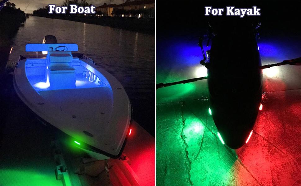 Marine Led Boat Lights, Night Fishing Lights, Boat Interior Lights, No Drilling Install Boat Deck Lights Courtesy Lights