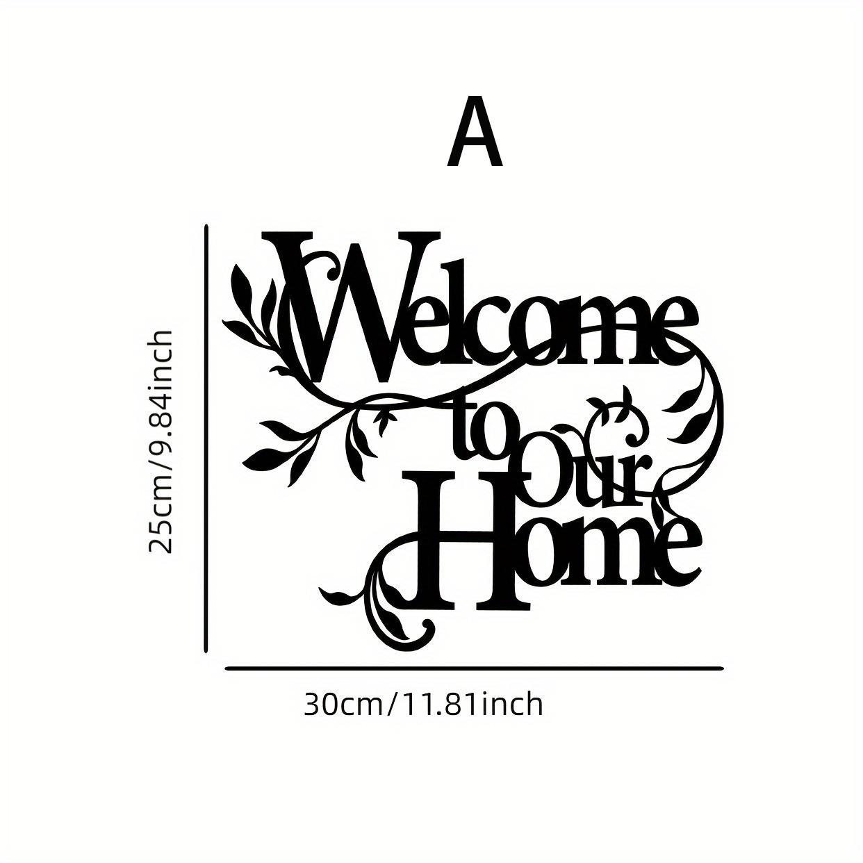 Letter Pattern Wall Art, 1 Count Bible Verse Metal Wall Decor, Wall Hanging Decor for Home Living Room Bedroom, Home Decor, Modern Home Decor