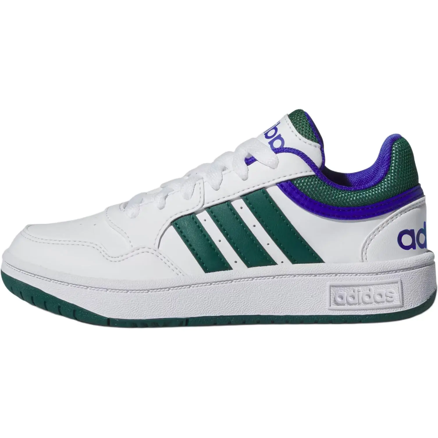 Adidas Hoops K 'White Collegiate Green Blue' IH8012