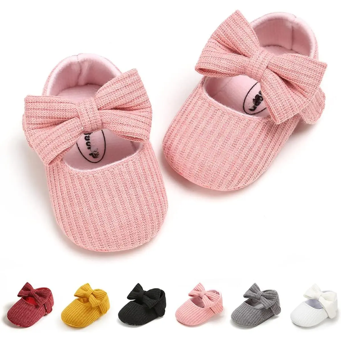 1 Pair High-Quality Infant Toddler Dress Shoes - Non-Slip Soft Sole First Walkers for 0-6 Months, Easy Support Party Christmas Shoes with Reliable Service, Fast Shipping