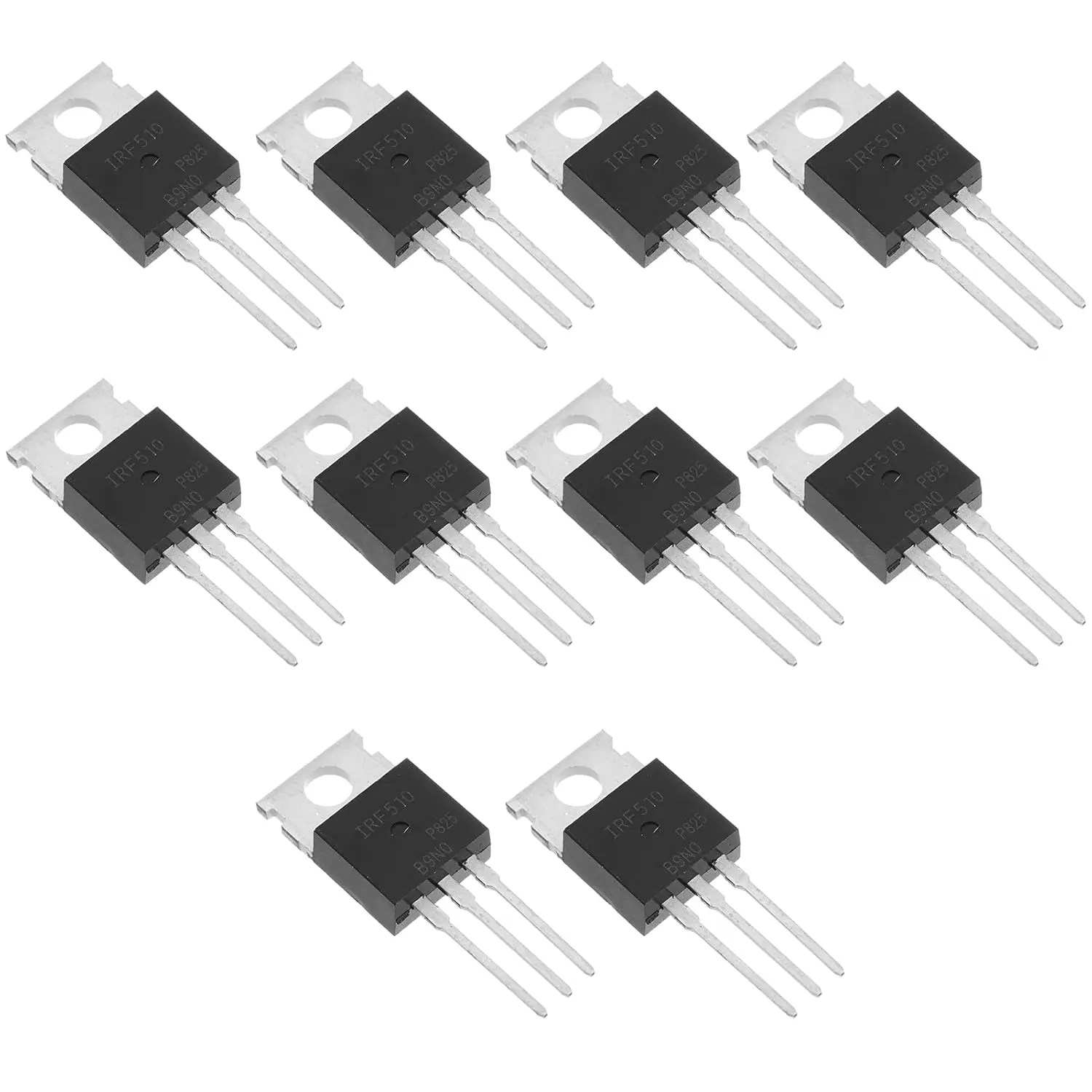 10pcs IRF510PBF IRF510 510 N Channel Power MOSFET Transistor 5.6 A/100 V TO-220