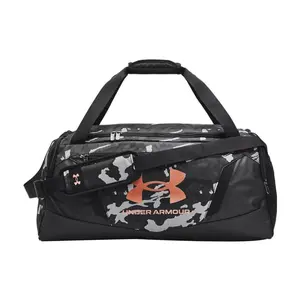 Under Armour Undeniable 5.0 PU Travel Tote Bag for Men and Women – Printed Zippered Crossbody Gym Bag in Black