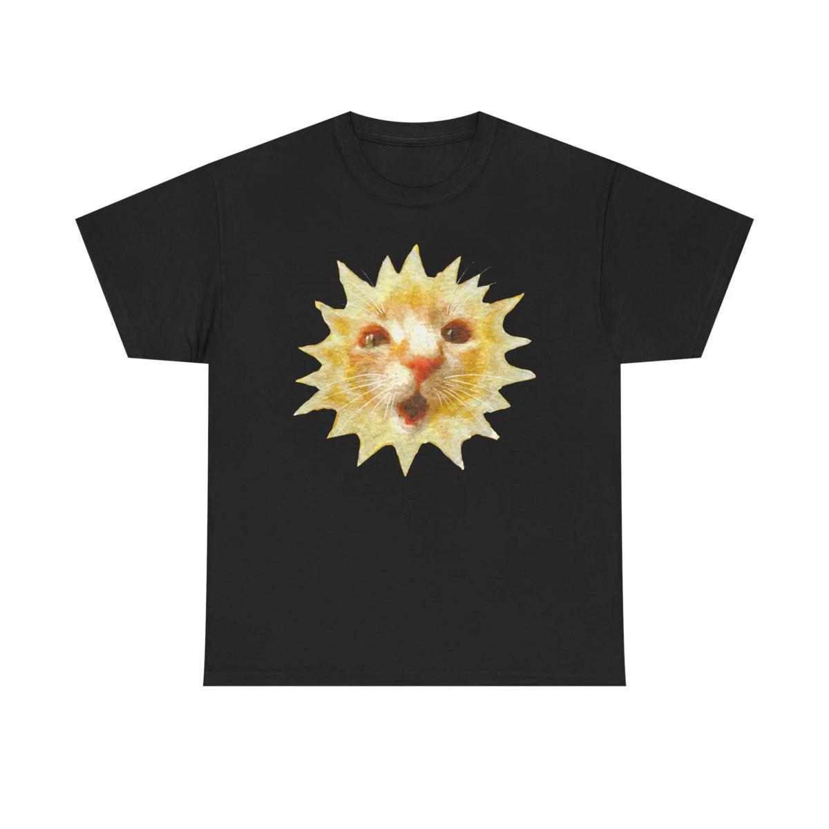 Cat Sun Meme Tshirt, Unisex Funny Shirt Men's and women's T-shirts