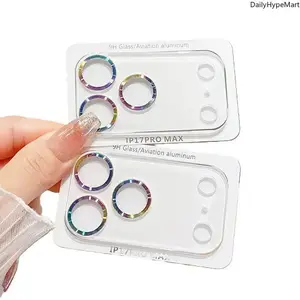 1PCS 9H Tempered Glass Camera Lens Protector for iPhone
