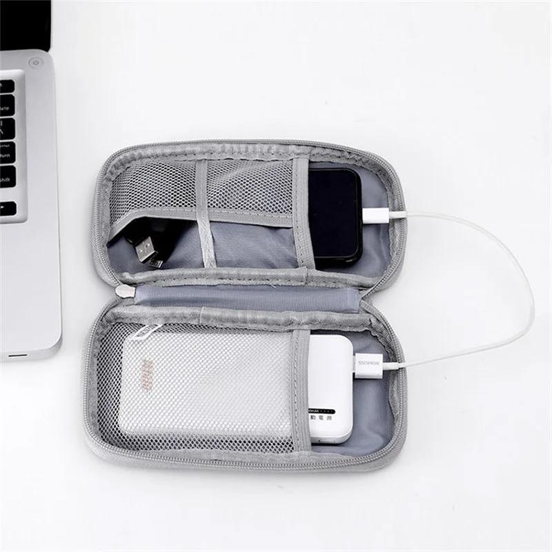 Travel Cable Bag Portable Digital Storage Pouch Charger Data Cable USB Bag Organizer Waterproof Electronic Accessory Storage Bag