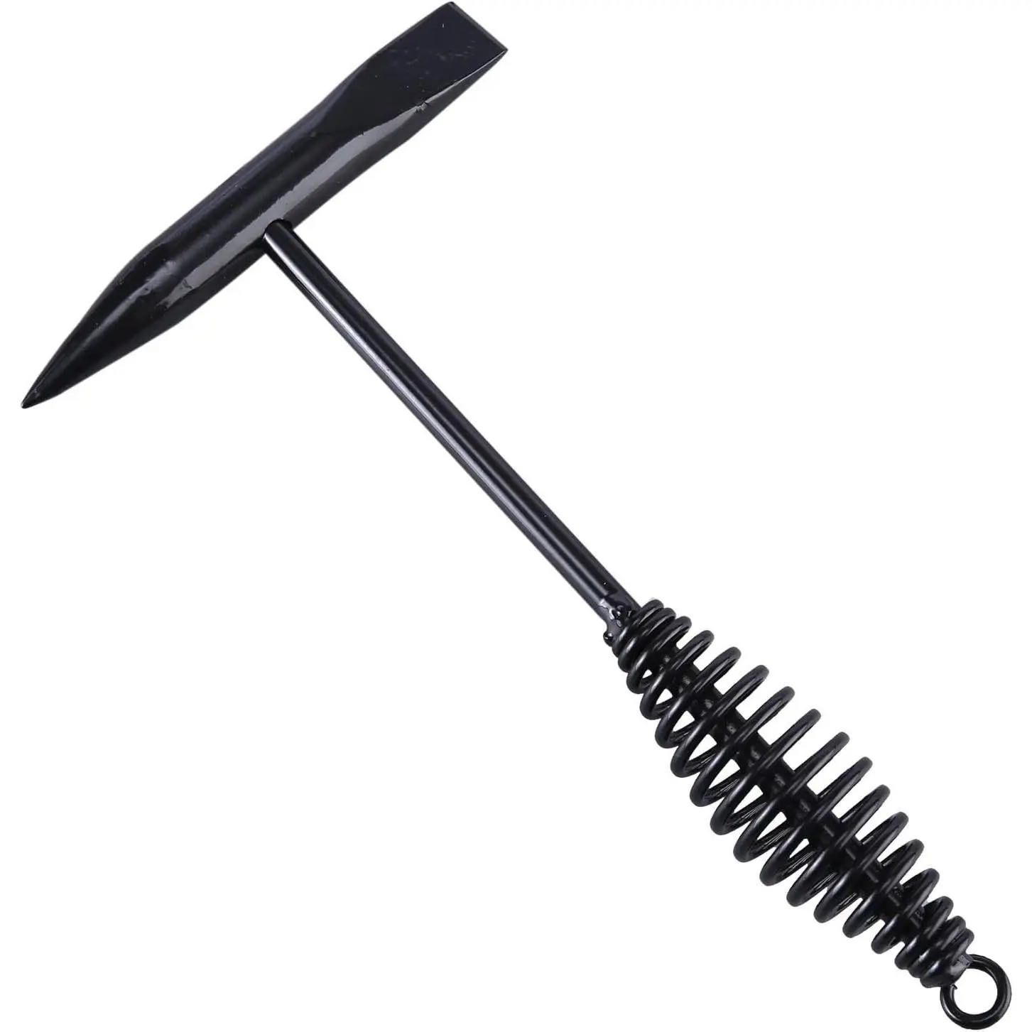 Welding Chipping Hammer with Coil Spring Handle, Cone and Vertical Chisel Welding Chipping Hammer (Hammer)